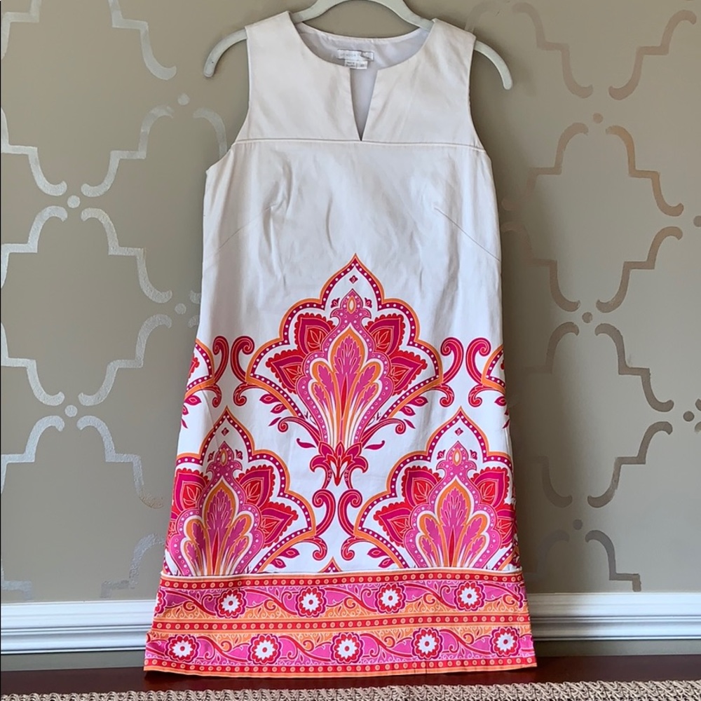 Sleeveless midi sheath dress